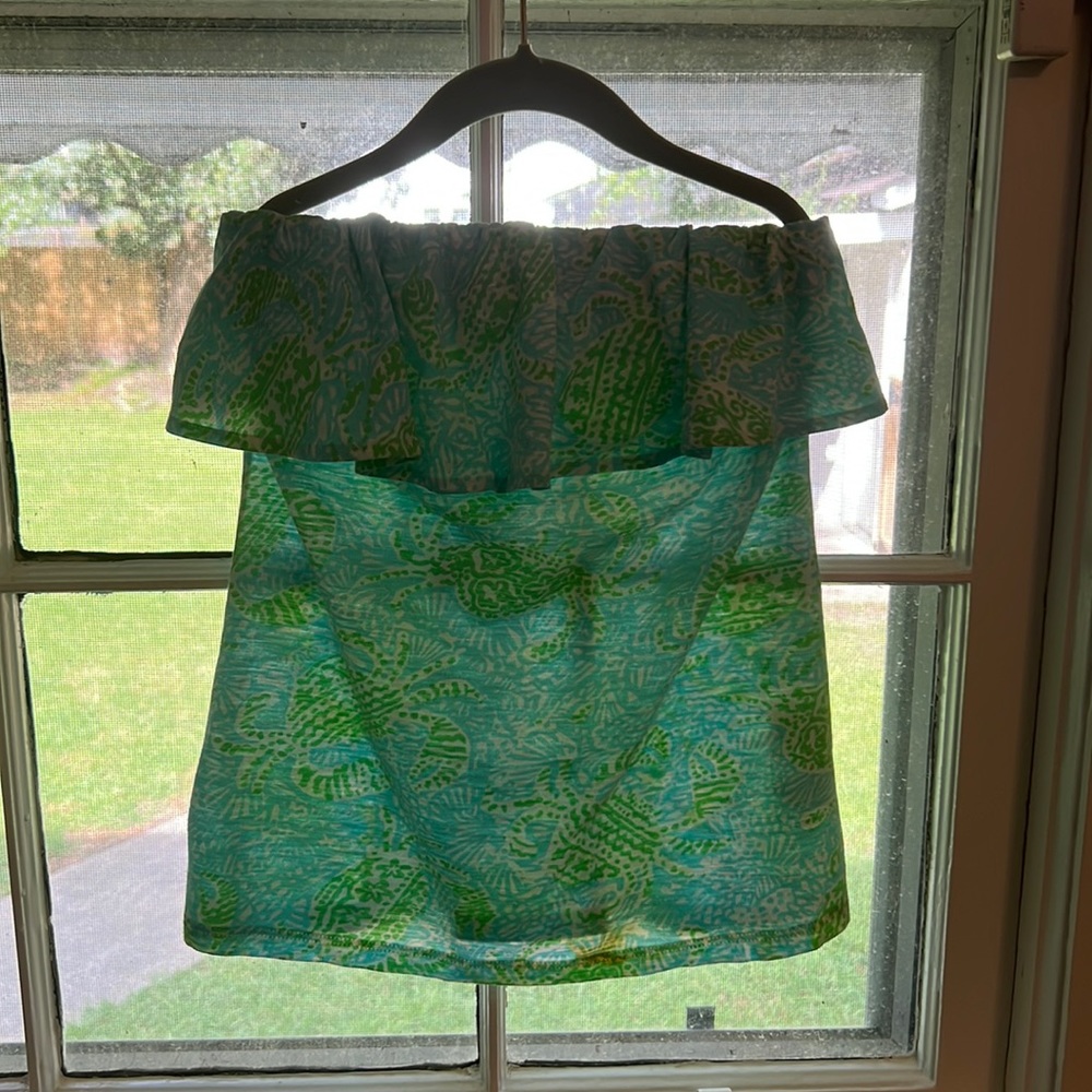 Lilly Pulitzer strapless top